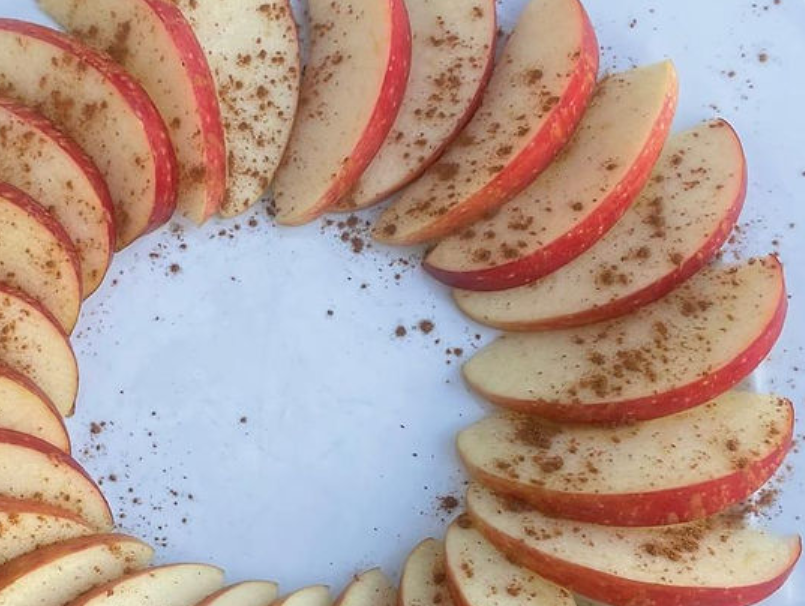 Rezepte zum abnehmen Gesunde Ernährung abnehmen ohne Diät erfolgreich abnehmen Apfel mit Zimt Rezept