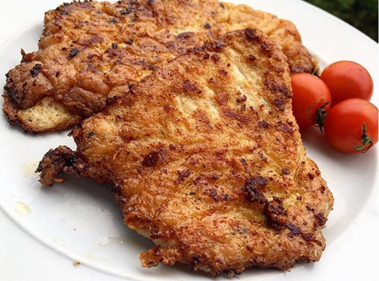 Rezepte zum abnehmen Gesunde Ernährung abnehmen ohne Diät erfolgreich abnehmen Putenschnitzel Pariser Art